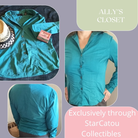 VTG 1990s button down shirt - Picture 1 of 6